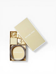 Cintura Donna In Box Regalo “MICHAEL KORS” Belt Box 558732 Vanilla  Luggage