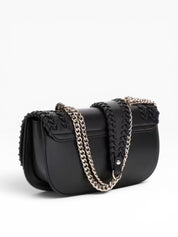 BORSA Donna “GUESS” NG966721 Tatum Intreccio nero