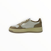 SNEAKERS DONNA “AUTRY” MEDALIST AULW WB51 PELLE BIANCO/TAUPE