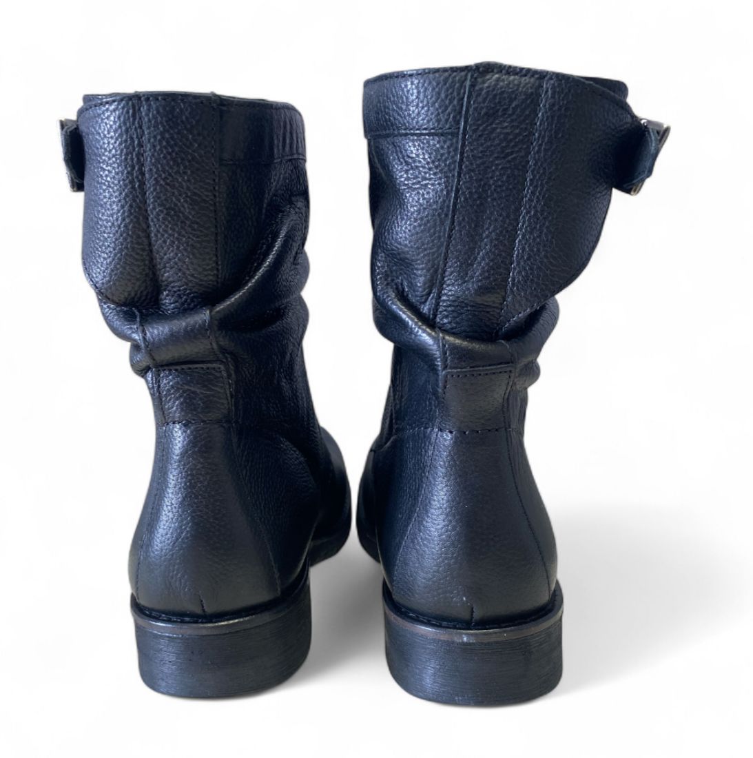 Stivaletti Donna “Bikkembergs” 22119G Pelle Vintage  Nero