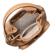 Borsa Donna Secchiello  “MICHAEL KORS” KHAI 35T5S5FM1C SMALL BUCKET Nylon  Camel