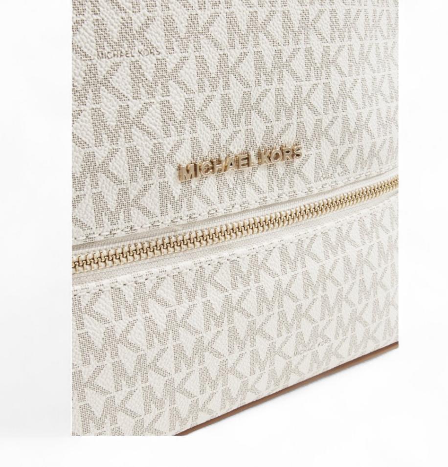 Borsa Zaino Grande Donna “MICHAEL KORS” RHEA ZIP Large Backpack 30F7GEZB7B Vanilla
