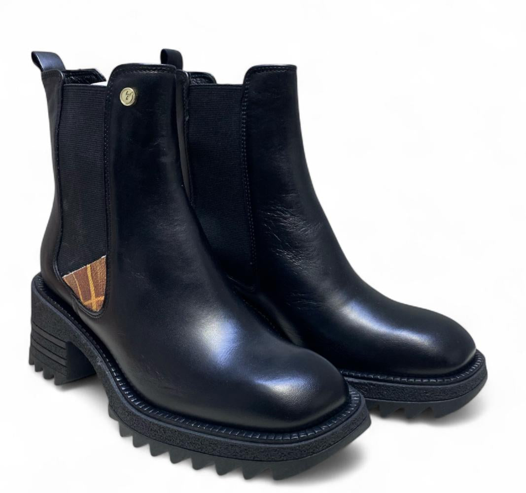 Stivaletti Beatles Donna “GATTINONI CIRUCS” Leadore Pelle Nero