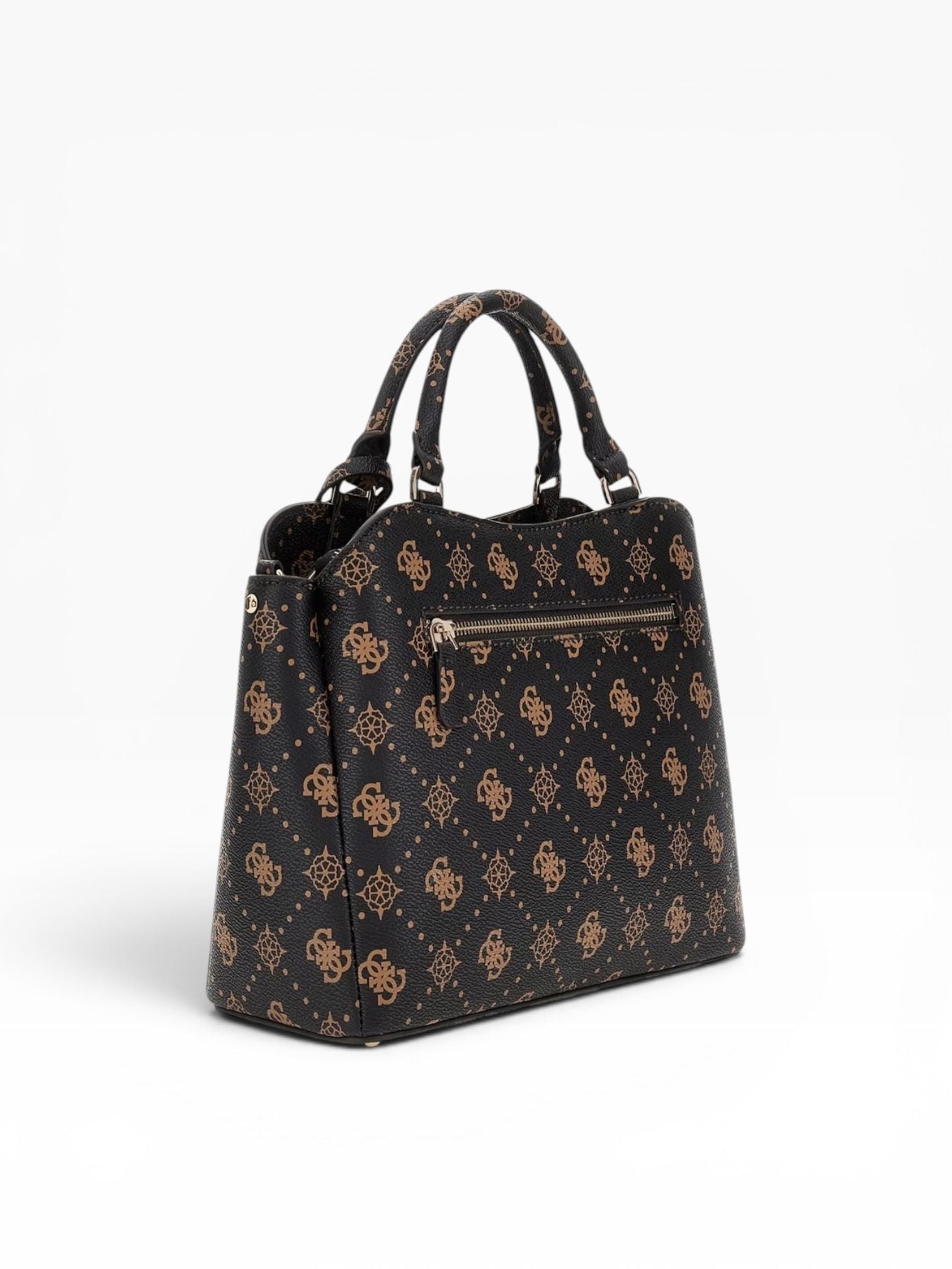 BORSA Donna “GUESS” GP989006 Silia espresso Logo Marrone Scuro