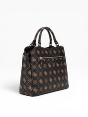 BORSA Donna “GUESS” GP989006 Silia espresso Logo Marrone Scuro