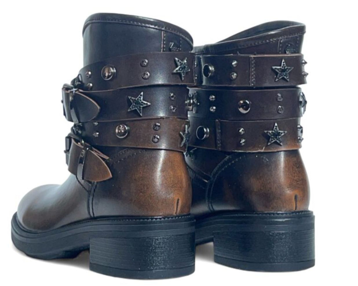Stivaletti Donna “Cult” Who CLE104129  Autunno/Inverno 2024/25 – Brown/Black Spazzolato