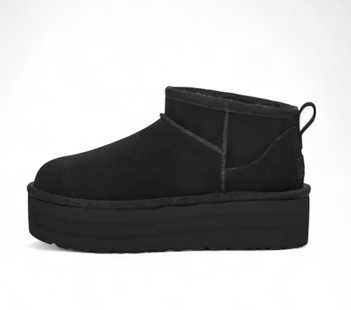 Stivaletti Donna "UGG" Classic Ultra Mini PLatform Nero