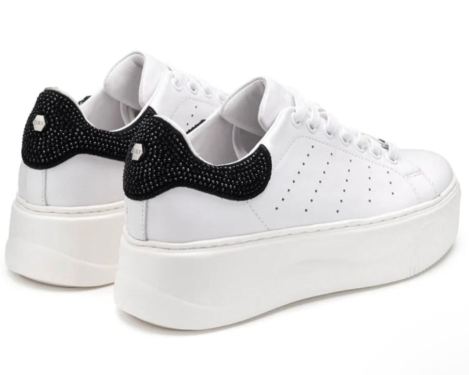 SNEAKERS BASSE DONNA“CULT” CLW316221 VERA PELLE BIANCO