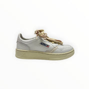SNEAKERS DONNA “AUTRY” MEDALIST  AULW SK02 VINTAGE  PELLE BIANCO/ROSA