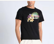 T-SHIRT UOMO “ICEBERG” FLOWER BLACK/NERO ICE3MTS02