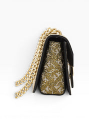 BORSA DONNA “PINKO ” LOVE ONE MINI LIGHT CL MONOGRAM FULL LH3Y BRONZO/ORO