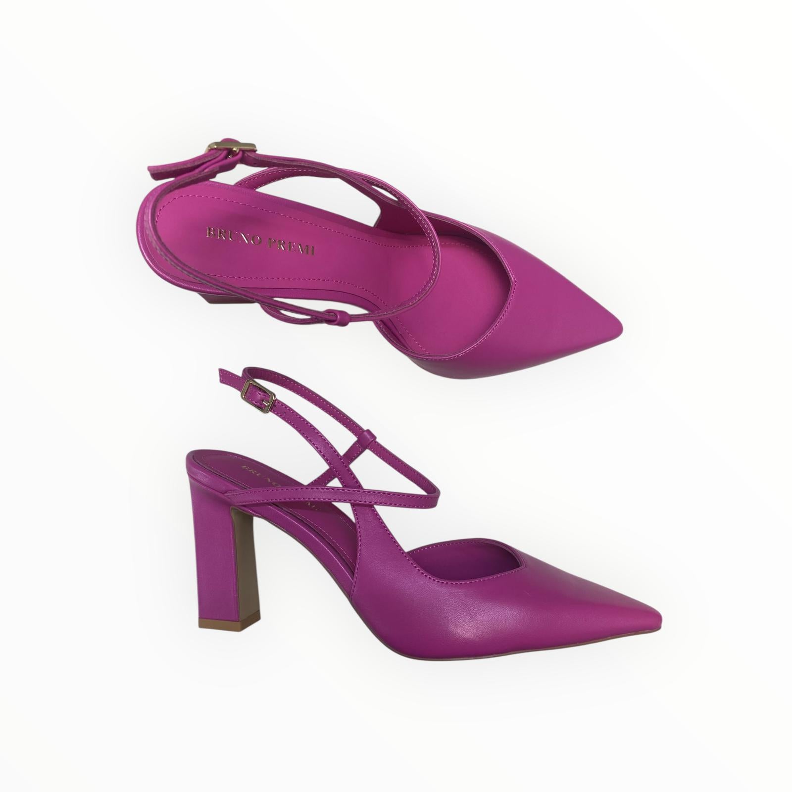 Dècollettè Chanel DONNA “BRUNO PREMI ” Slingback BH0703X Nappa Fuxia
