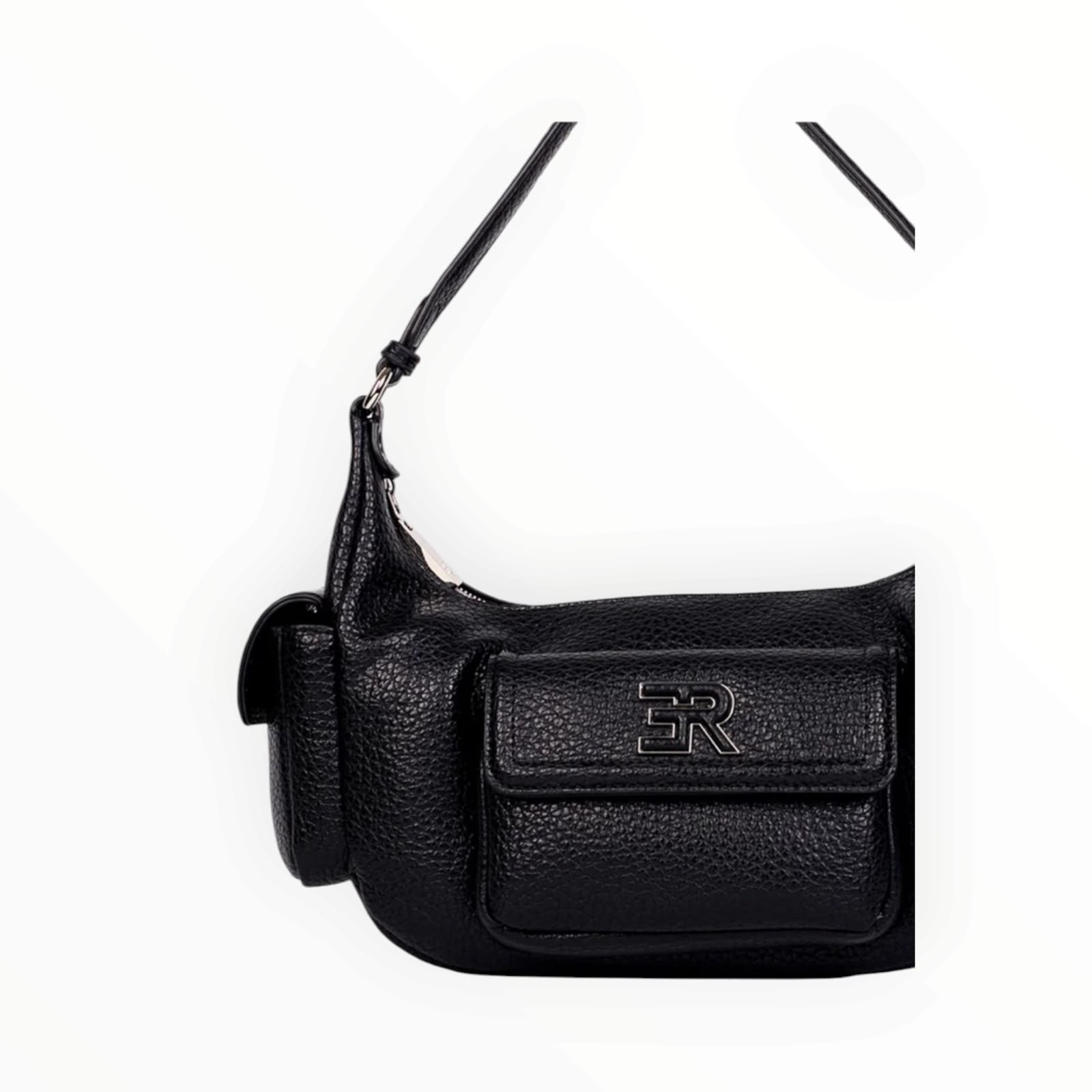 BORSA DONNA “ERMANNO SCERVINO FIRENZE” LARGE HOBO ANNA  NERO