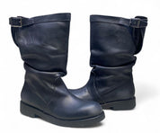 Stivaletti Donna “Bikkembergs” 20322 Cp A Used Pelle Vintge Nero