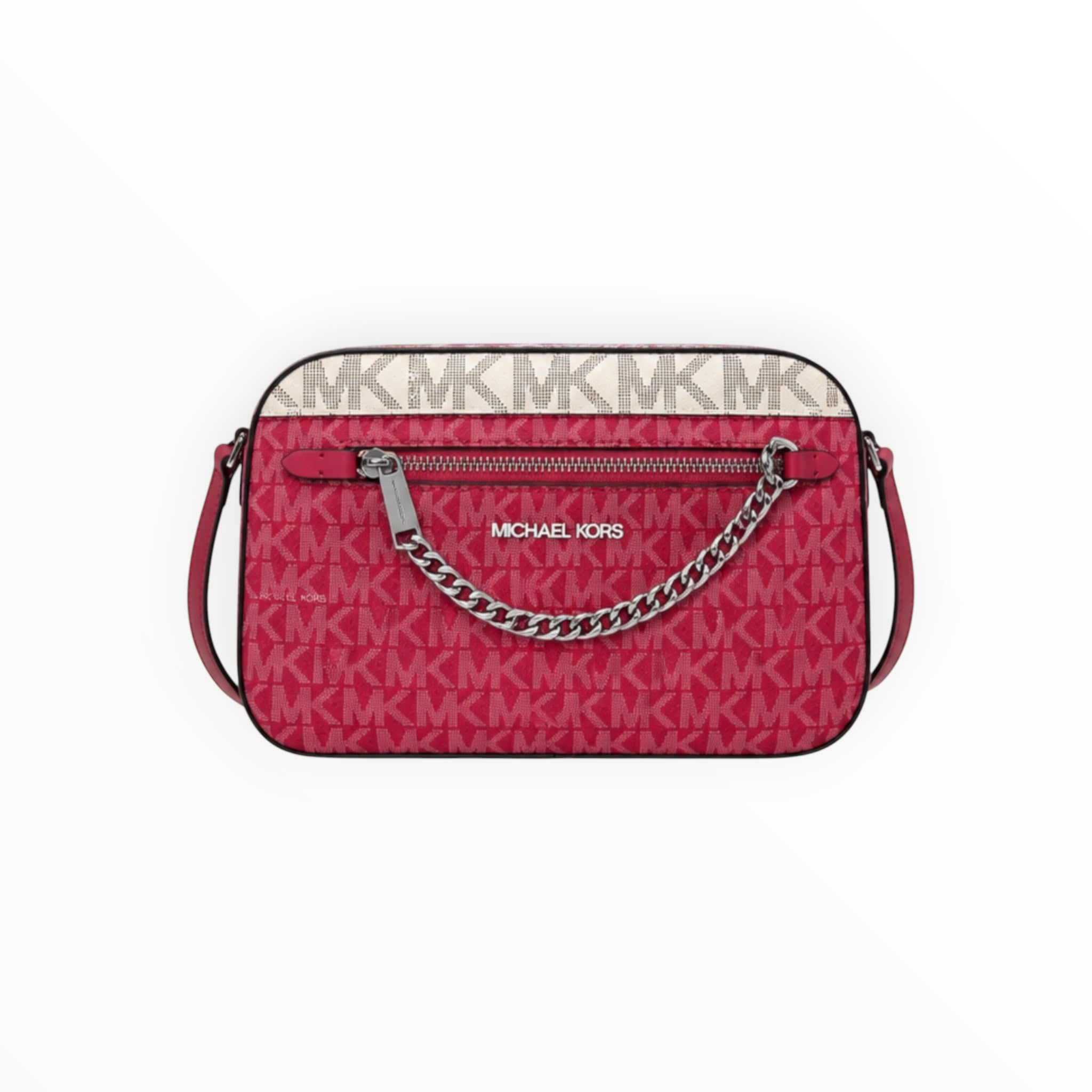 Borsa Donna “MICHAEL KORS” JET SET TRAVEL ITEM 35S5STTC9B LARGE CAMERA XBODY DKRSPBRYMLT FUXIA