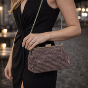BORSA DONNA “MENBUR” 85839 0008 STRASS  VIOLA