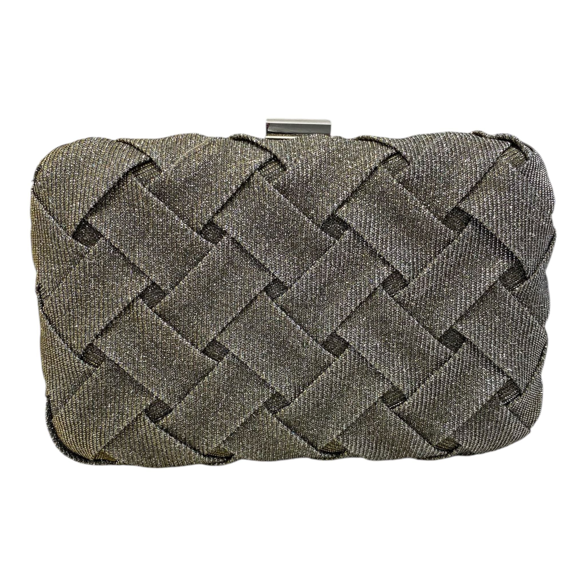 BORSA DONNA “MENBUR" 85143 0071 CLUTCH LAMINATO ORO