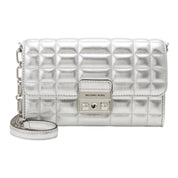 Borsa Donna “MICHAEL KORS” TRIBECA 32S4G2RC9L LARGE WLLT XBODY Pelle Argento