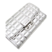 Borsa Donna “MICHAEL KORS” TRIBECA 32S4G2RC9L LARGE WLLT XBODY Pelle Argento