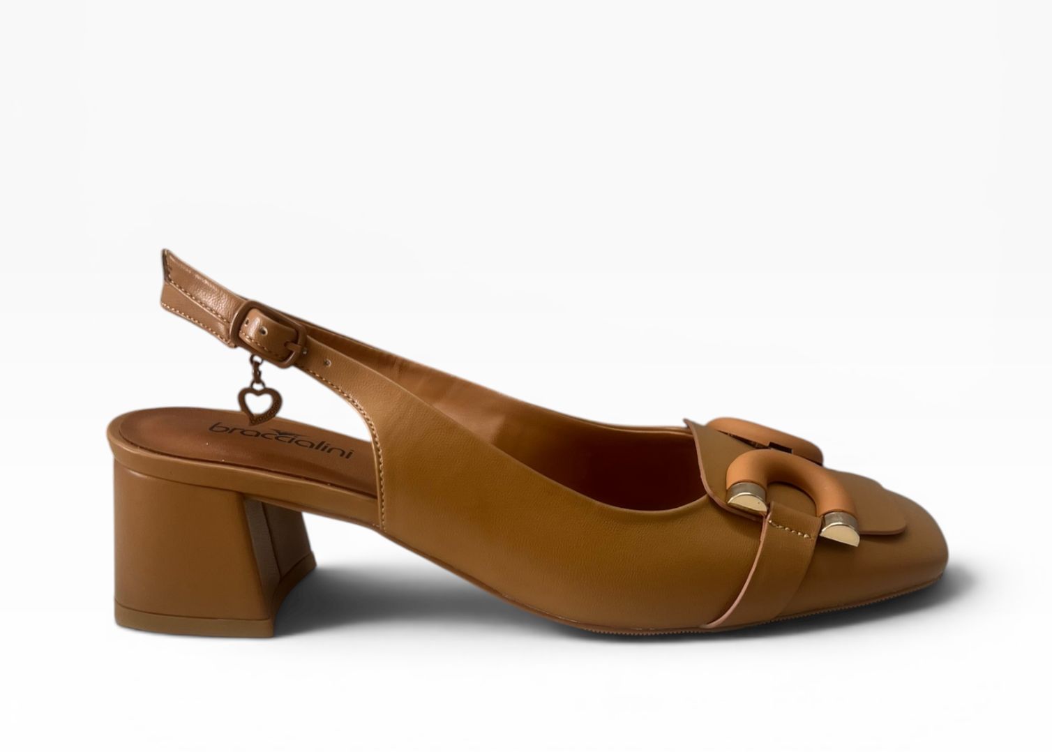 Dècollettè Chanel DONNA “BRACCIALINI” Slingback BA55 Camel