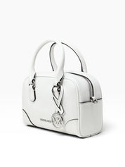 Borsa Donna “MICHAEL KORS” THOMPSON 35S5S70S6L MEDIUM DUFFLE SATCHEL LEATHER BIANCO