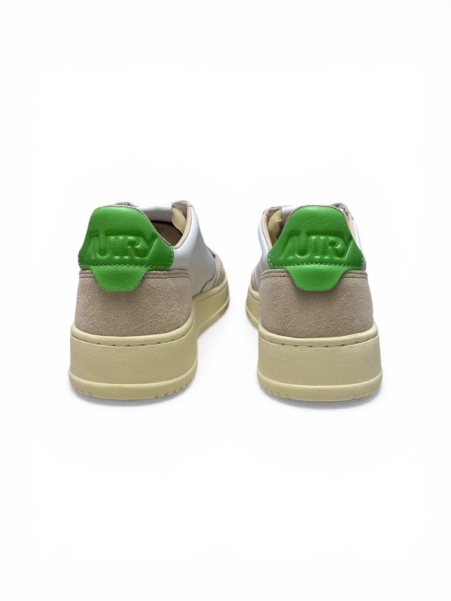 SNEAKERS DONNA “AUTRY” MEDALIST AULW LS65 PELLE BIANCO/VERDE