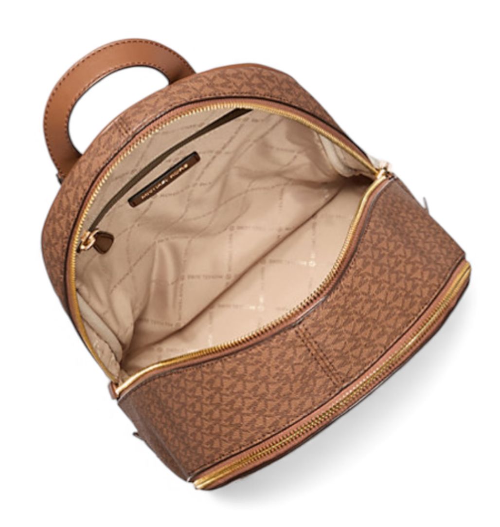 Borsa Zaino Donna “MICHAEL KORS” RHEA ZIP Medium Backpack 35S5GRAB6V CAMEL MULTI