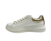 SNEAKERS DONNA "GUESS" GENUINE LEATHER BIANCO PRIMAVERA/ESTATE FL7RNO ELE12