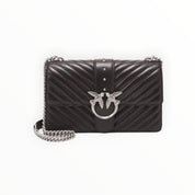 BORSA DONNA “PINKO ” LOVE CLACCIC ICON V QUILT 4 CL Y74K Z99 PELLE NERO