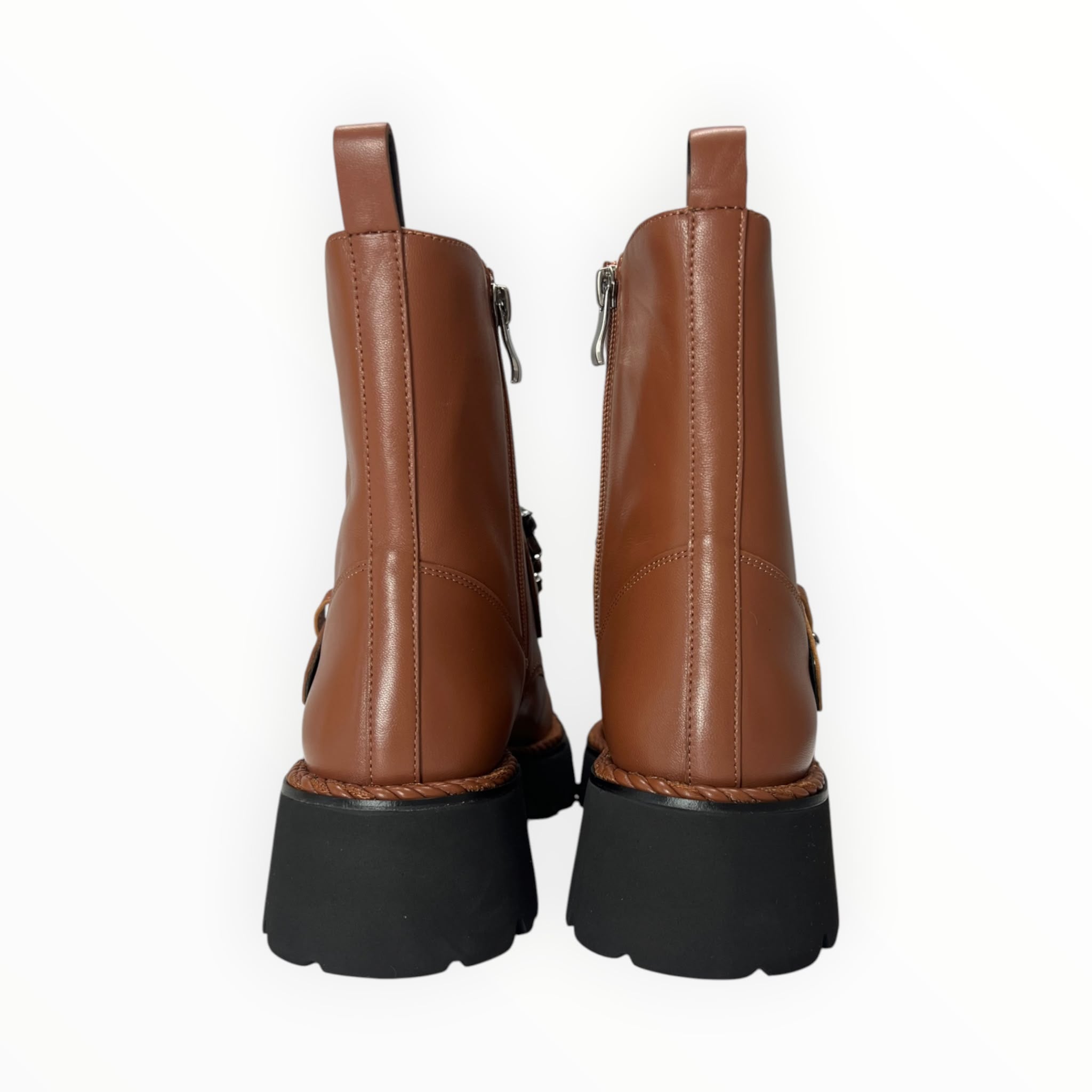 Stivaletti Anfibio Donna “BRUNO PREMI” BI5006X Pelle Cuoio
