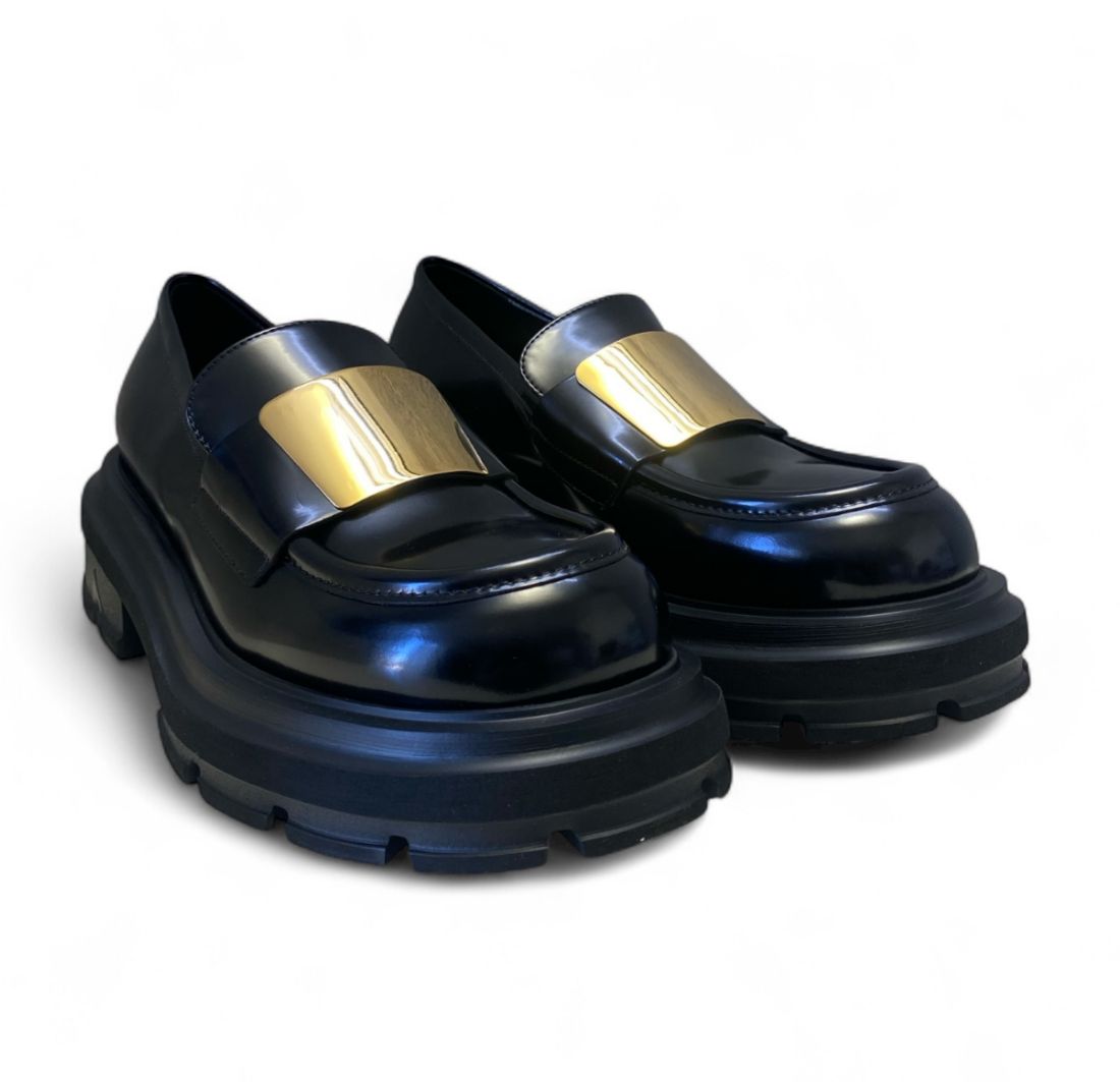 Mocassini  Donna “Elena Iachi” E4121-T Pelle  Nero