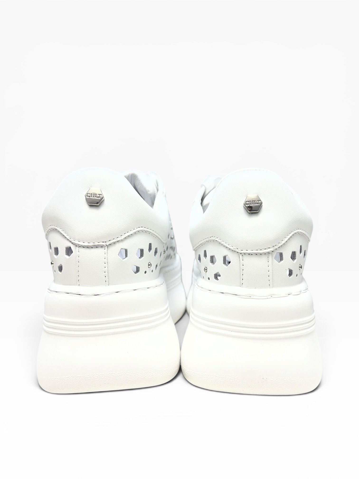 SNEAKERS DONNA “CULT” CLW442500 PEARL LOW PELLE BIANCO