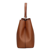 Borsa Donna “MICHAEL KORS” PRATT  35S4G3FM5T SMALL BCKT SAFFIANO Marrone