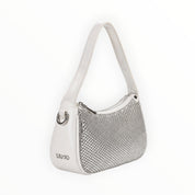 BORSA DONNA “LIU JO” AA3D44 T0426 XS HOBO BIANCO+CRISTAL