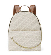 Borsa Zaino Donna “MICHAEL KORS” SLATER ZIP Medium Backpack 35F5GO4B2B Vanilla