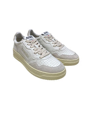 SNEAKERS DONNA “AUTRY” MEDALIST OPEN CE10 PELLE BIANCO/GRIGIO