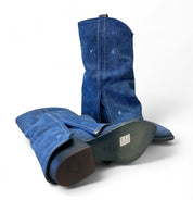 Stivaletti Texani Donna “ELENA IACHI" E3693-T Denim Wash Jeans