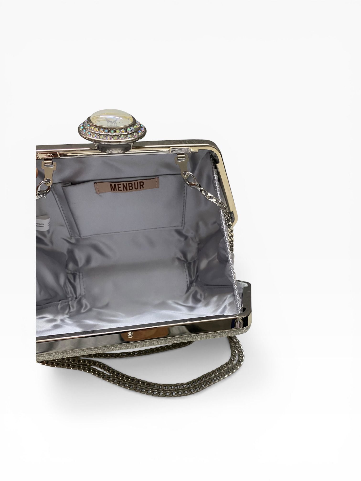 BORSA DONNA “MENBUR” 85590 009 LAMINATO ARGENTO