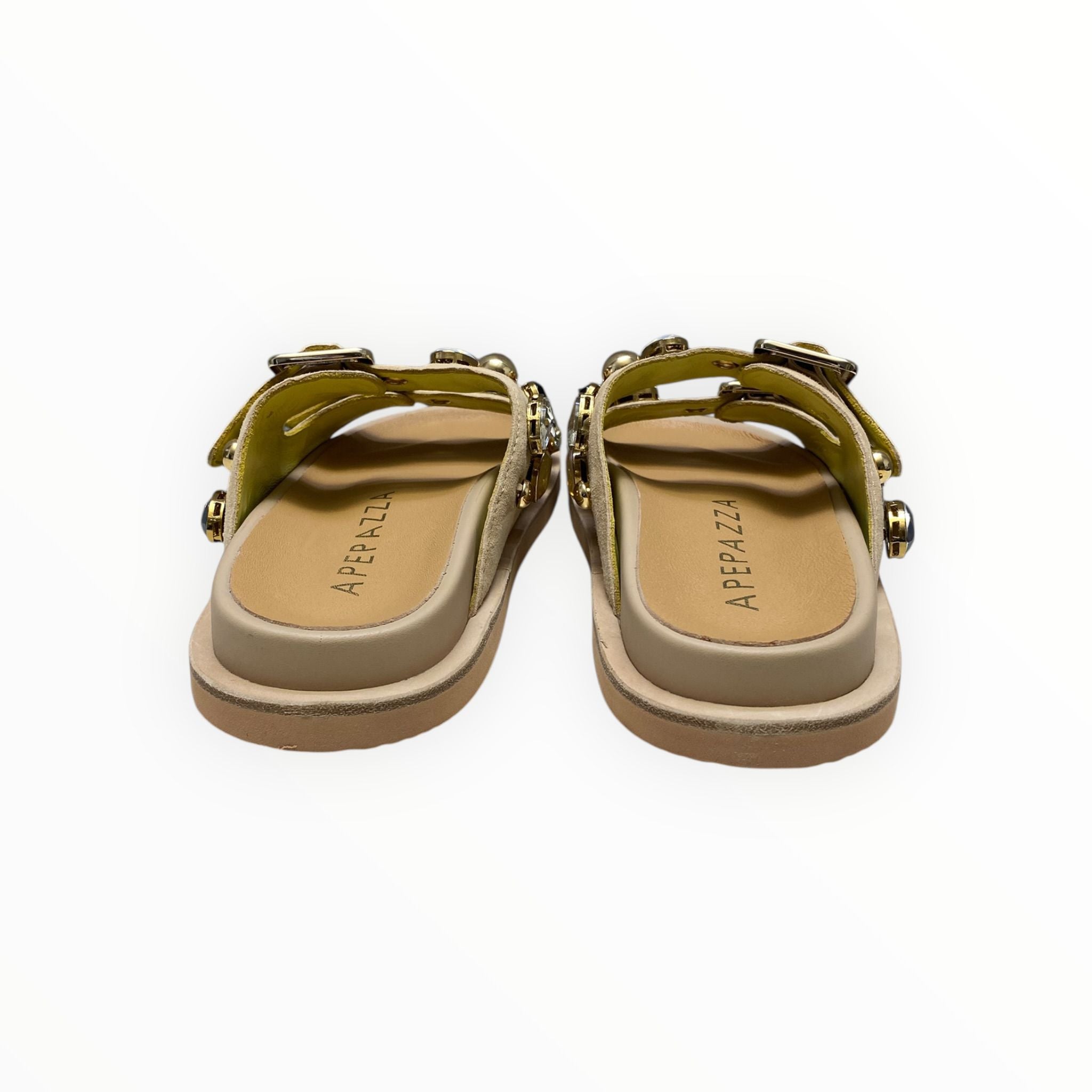 Sandali Ciabatte Donna “APEPAZZA” FIORE S5FUSS04/STO Beige