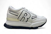 Sneakers Donna "RUCOLINE"AKI 304 Pamploma Bianco Nero