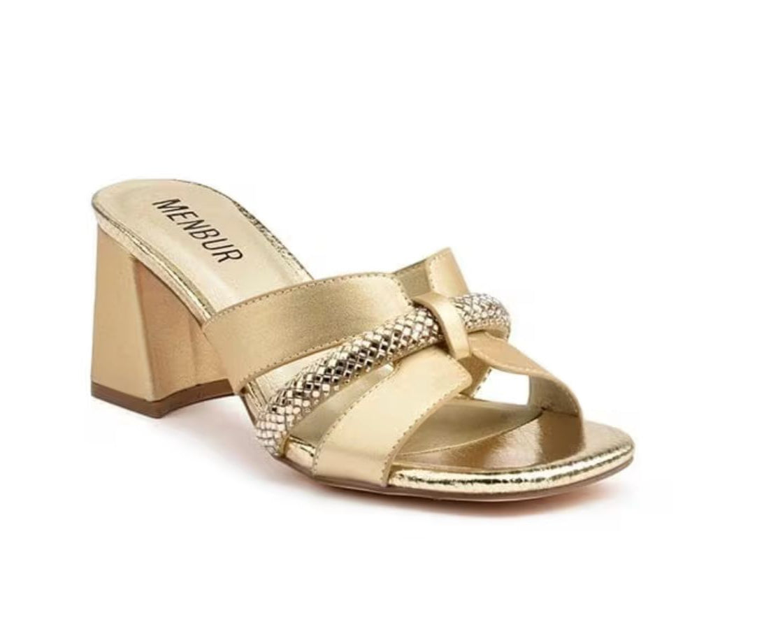 SANDALI DONNA “MENBUR” 25184 PRIMAVERA/ESTATE 2025 ORO