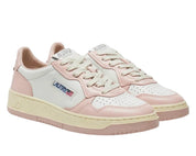 SNEAKERS DONNA “AUTRY” MEDALIST AULW WB09 PELLE BIANCO/ROSA