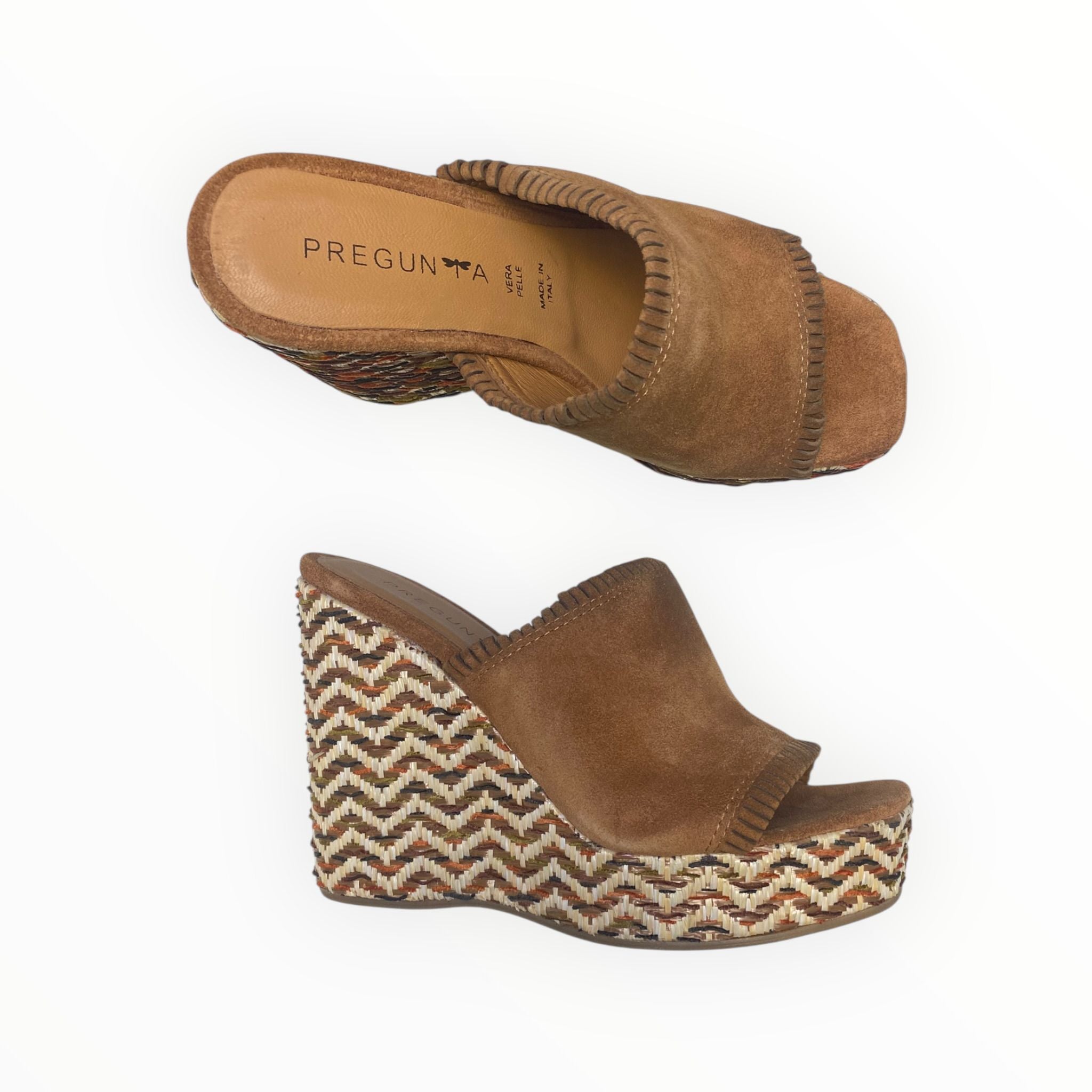 Sandali Zeppa Donna “PREGUNTA”2319508 001 Brasile/Cuoio