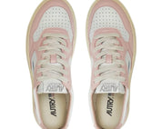 SNEAKERS DONNA “AUTRY” MEDALIST AULW WB09 PELLE BIANCO/ROSA