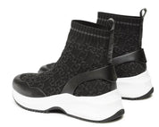 "LIU JO" Lily 16 Sneakers Sock Elastic Donna Primavera Estate 2025  Black BA3083TX262