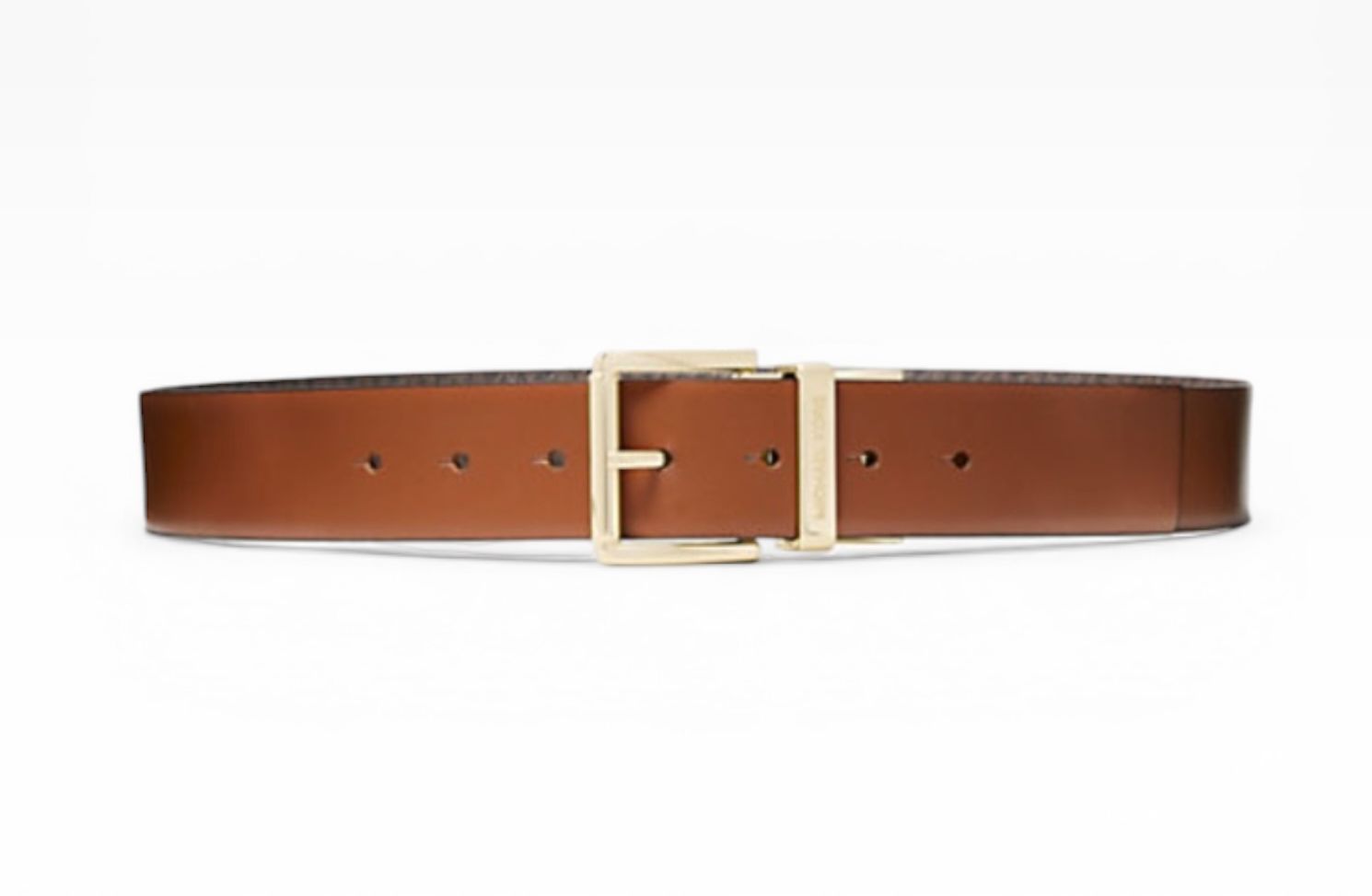 Cintura  Donna In Box Regalo  “MICHAEL KORS” Belt Box 558732  Brown Luggage
