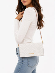 Borsa Donna “MICHAEL KORS” JET SET TRAVEL 35F5GTVC8B MEDIUM FULL FLAP XBODY VANILLA
