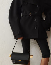 BORSA DONNA “JACQUEMUS" Il Rond Carré Nero