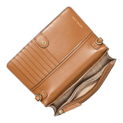 Borsa Donna “MICHAEL KORS” JET SET CHARM 32S1GT9C2B SMALL PHONE CROSSBODY Pelle Marrone/Cuoio