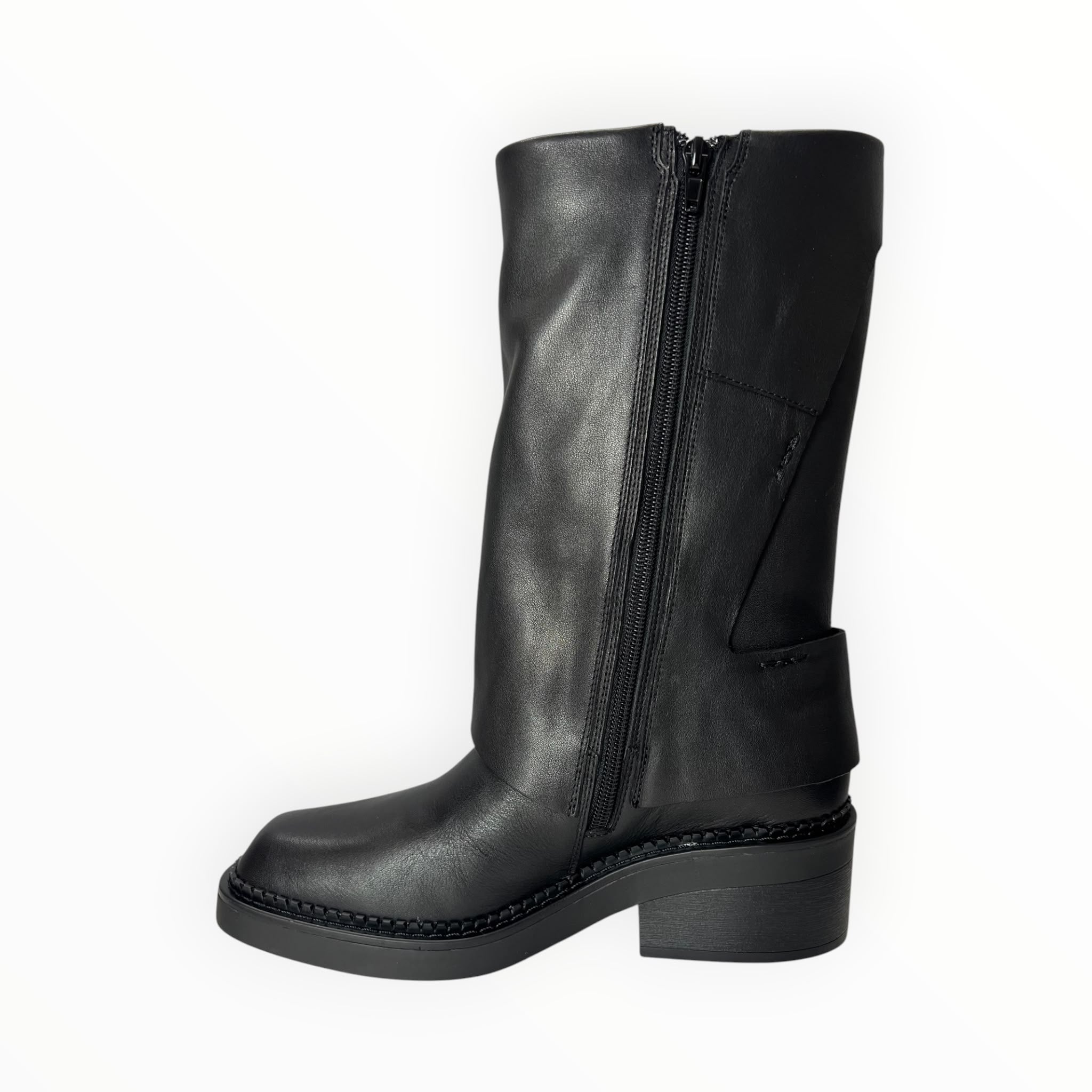 Stivali Donna “ELVIO ZAN" EC1502X Pelle  Nero